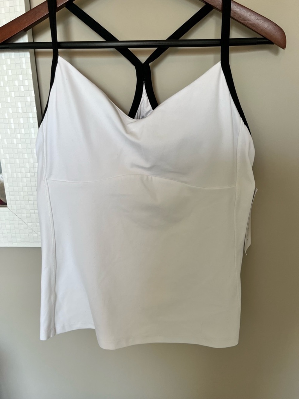 NWT athleta top with shelf bra
